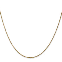 14k 1.15mm D/C Machine-made Rope Chain