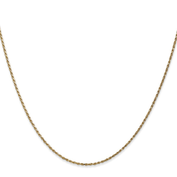14k 1.15mm D/C Machine-made Rope Chain