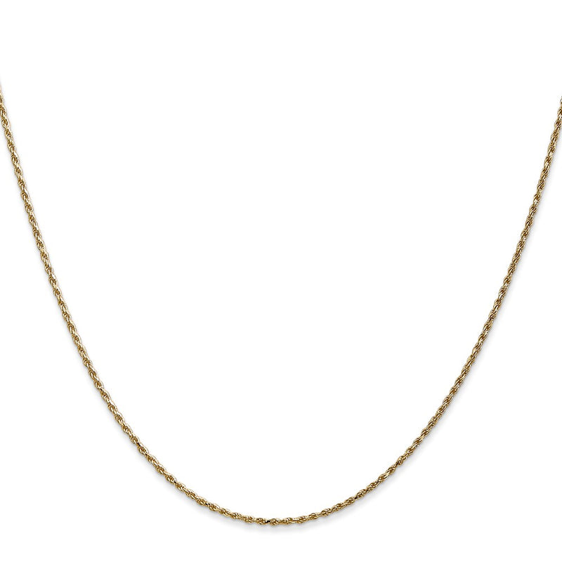 14k 1.15mm D/C Machine-made Rope Chain