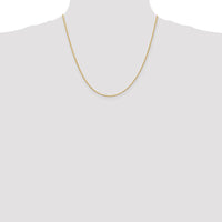 14k 1.50mm D/C Rope with Lobster Clasp Chain