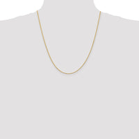 14k 1.50mm D/C Rope with Lobster Clasp Chain