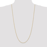 14k 1.50mm D/C Rope with Lobster Clasp Chain