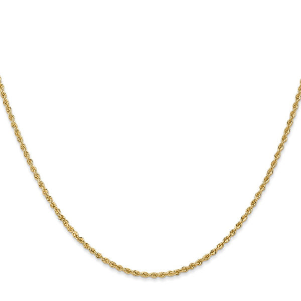14k 1.50mm Regular Rope Chain
