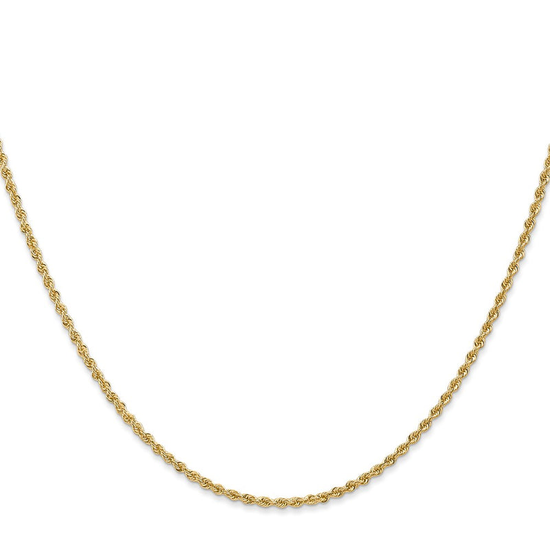 14k 1.50mm Regular Rope Chain