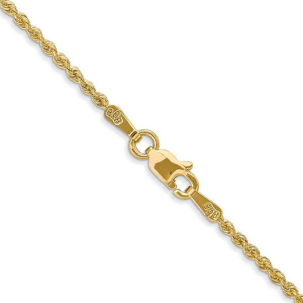 14k 1.50mm Regular Rope Chain