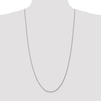 14k White Gold 1.75mm D/C Rope with Lobster Clasp Chain