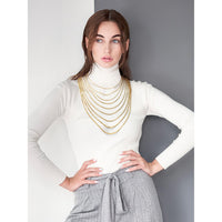 14k 3mm D/C Rope with Lobster Clasp Chain