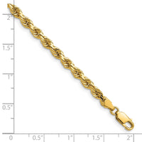 14k 4mm D/C Rope with Lobster Clasp Chain