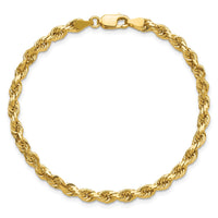 14k 4mm D/C Rope with Lobster Clasp Chain