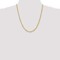 14k 4mm Regular Rope Chain