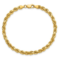14K 4.25mm D/C Rope with Lobster Clasp Chain