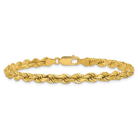 14k 4.5mm D/C Rope with Lobster Clasp Chain