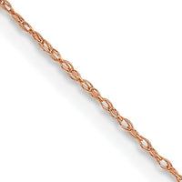 Gold (10K & 14K) Carded Cable Rope Chain