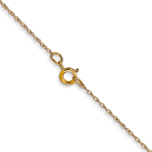 14k .5 mm Carded Cable Rope Chain