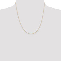14k .5 mm Carded Cable Rope Chain