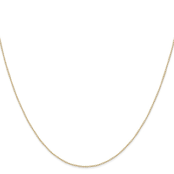 14k .42 mm Carded Curb Chain