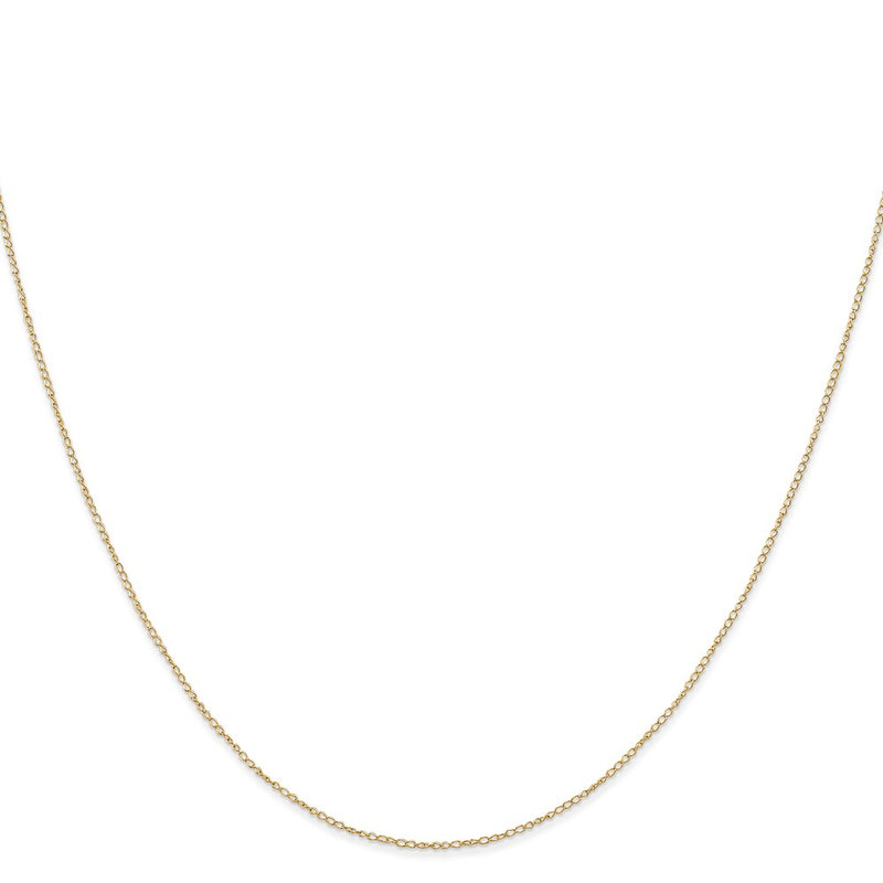 14k .42 mm Carded Curb Chain