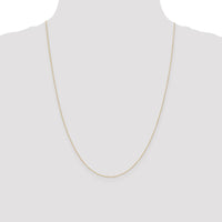 14k .42 mm Carded Curb Chain
