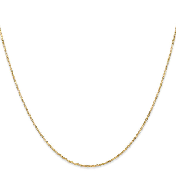 14k .7 mm Carded Cable Rope Chain