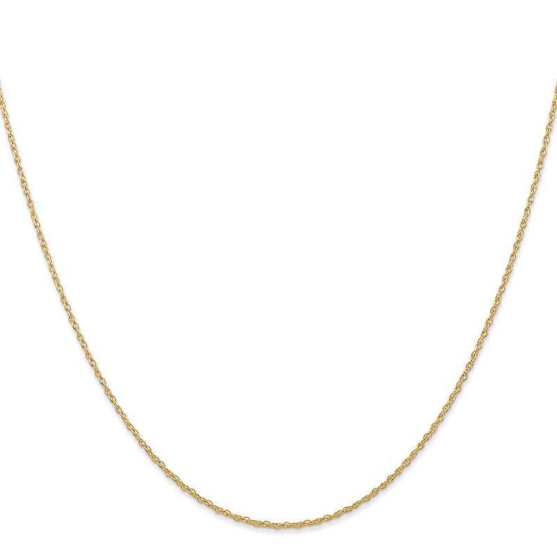 14k .7 mm Carded Cable Rope Chain