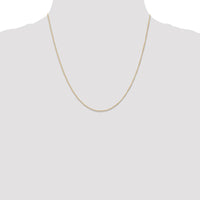 14k .5 mm Carded Curb Chain