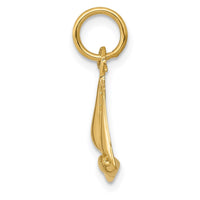 14K 3D Sailboat Charm