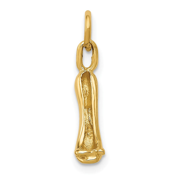 14K 3D High heel shoe Charm
