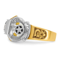 14ktt IBGoodman Men's Double Eagle Masonic Shriner's Ring Mounting
