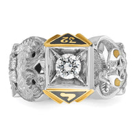 14ktt IBGoodman Men's Double Eagle Masonic Shriner's Ring Mounting