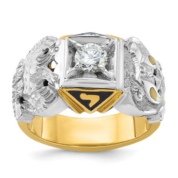 14ktt IBGoodman Men's Double Eagle Masonic Shriner's Ring Mounting