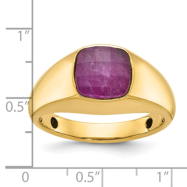 14k IBGoodman Men's Gemstone Ring Mounting