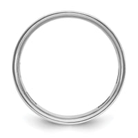 14k White Gold IBGoodman Men's Satin Cross Ring Mounting