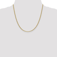 14k 2.4mm Semi-Solid Anchor Chain