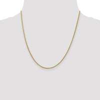 14k 1.55mm Semi-Solid Wheat Chain