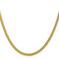 14k 3.1mm Semi-solid D/C Wheat Chain