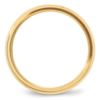 14KY 5mm Bevel Edge Comfort Fit Band Size 12.5