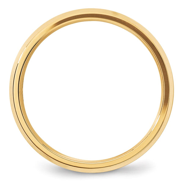 14KY 5mm Bevel Edge Comfort Fit Band Size 12.5