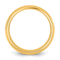 14KY 6.5mm Bevel Edge Comfort Fit Band Size 9.5