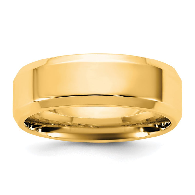14KY 6.5mm Bevel Edge Comfort Fit Band Size 9.5