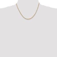14k 2mm Byzantine Chain