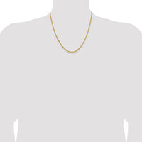 14k 2mm Byzantine Chain