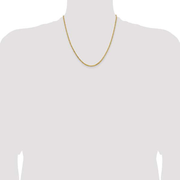 14k 2mm Byzantine Chain
