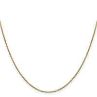 14k .9mm Box with Lobster Clasp Chain