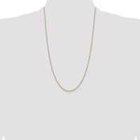 14k .9mm Box with Lobster Clasp Chain