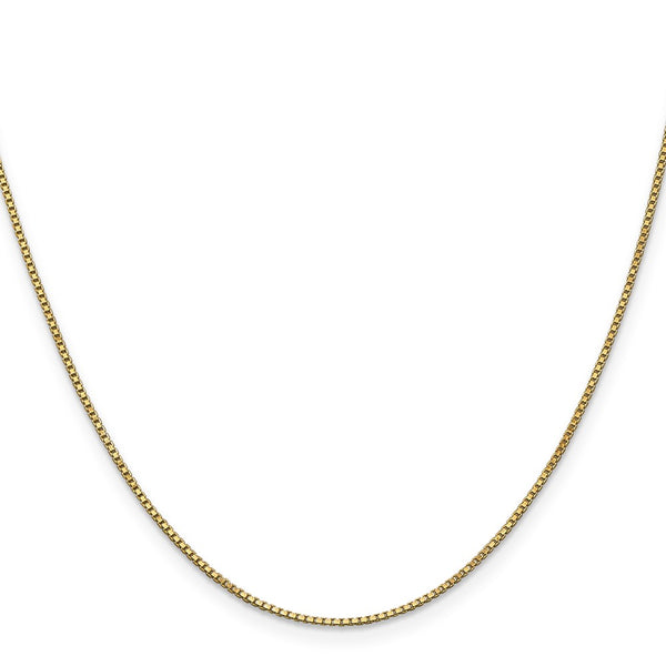 14k 1mm Box Chain