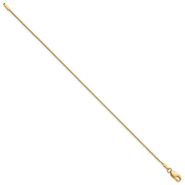 14k 1mm Box Chain