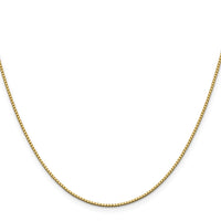 14k 1.05mm Box Chain