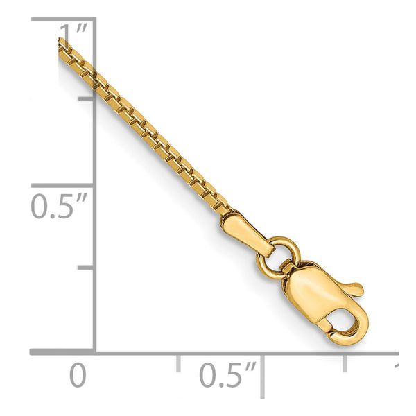 14k 1.05mm Box Chain
