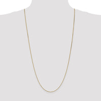 14k 1.1mm Box Chain