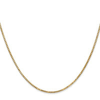 14k 1.30mm Box Chain